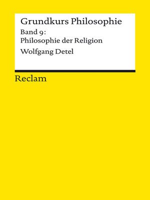 cover image of Grundkurs Philosophie. Band 9